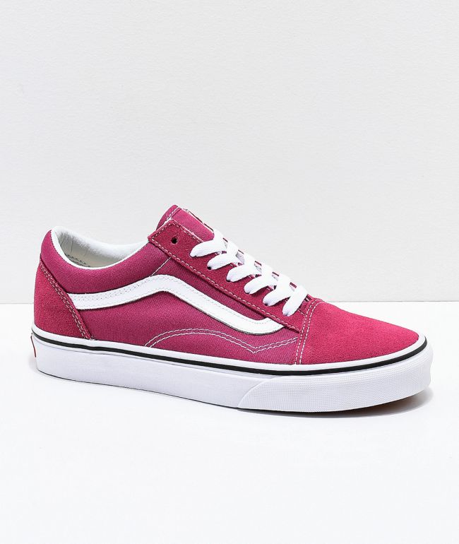 vans rosa old school